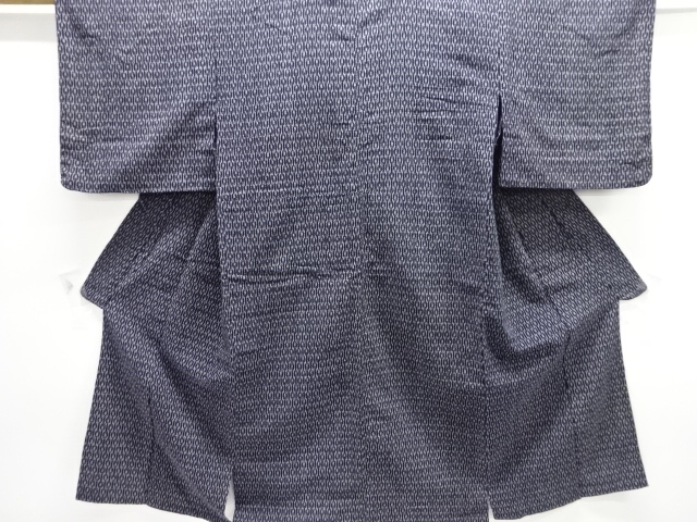 JAPANESE KIMONO / ANTIQUE HITOE KIMONO / ABSTRACT WOVEN PATTERN